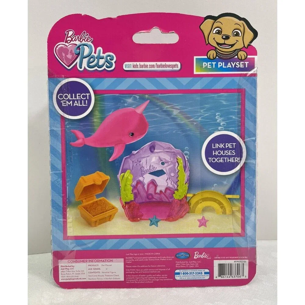 BARBIE PETS ~PLAYSET 6 Pieces~ Under See